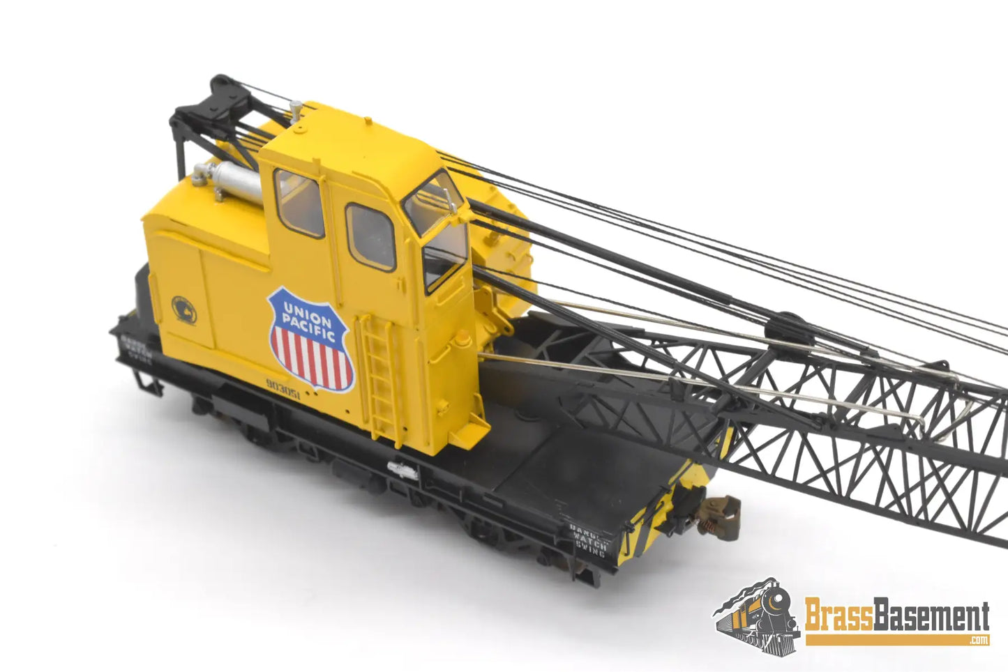 Ho Brass - Omi 3322.1 Union Pacific Up American Crane 5030 - De #903051 Armor Yellow Mint Freight