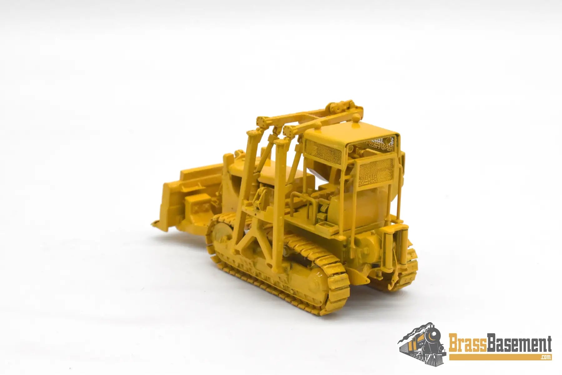 HO Brass - OMI 3377.1 Bulldozer w/ Side Boom - FP Yellow