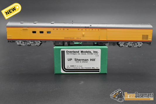 HO Brass – Overland Models UP ‘Sherman Hill’ Car – F/P – Mint HO Brass Passenger Car