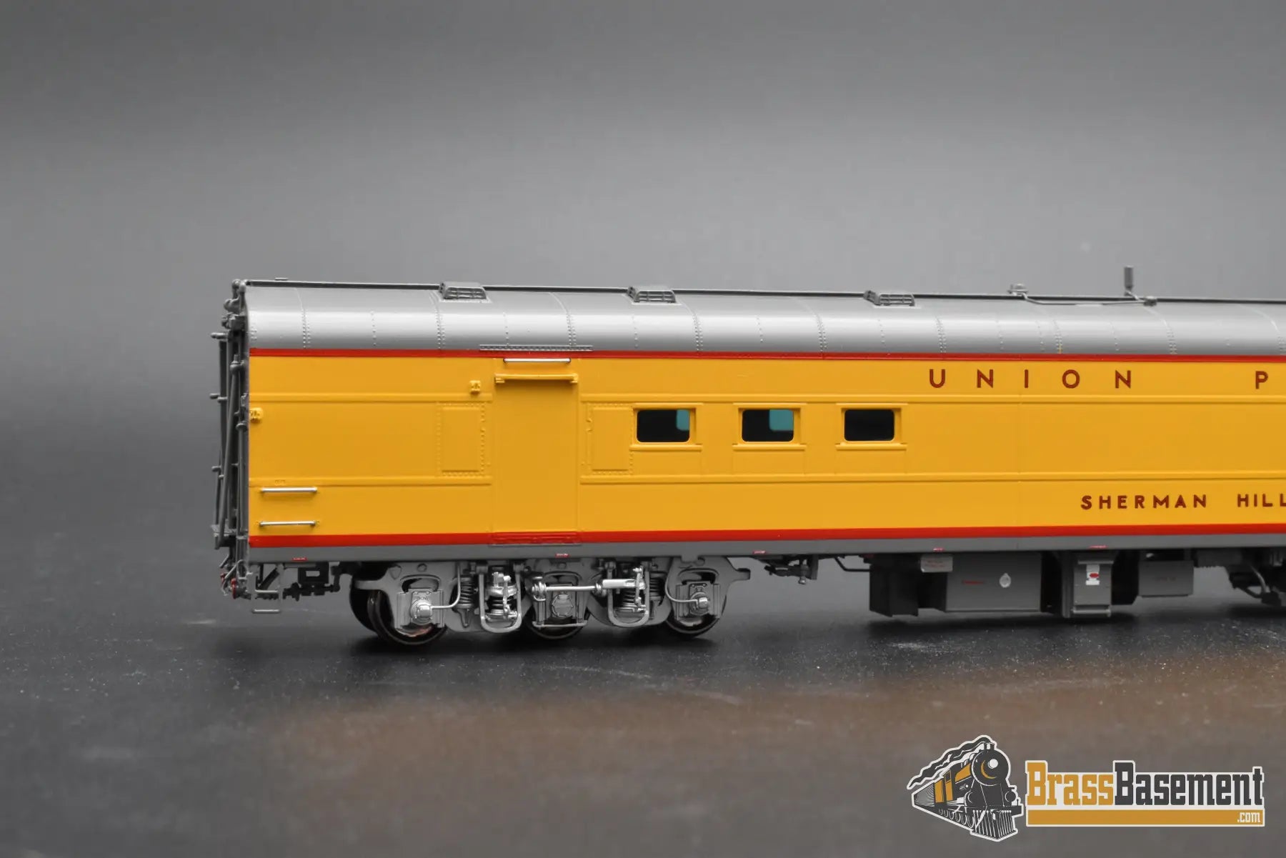 HO Brass – Overland Models UP ‘Sherman Hill’ Car – F/P – Mint HO Brass Passenger Car