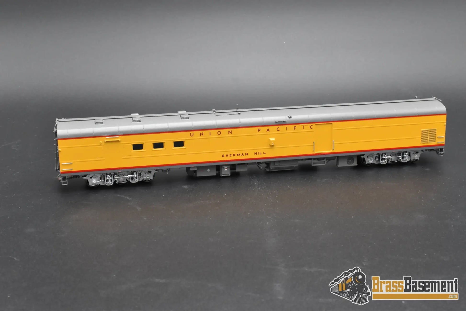 HO Brass – Overland Models UP ‘Sherman Hill’ Car – F/P – Mint HO Brass Passenger Car