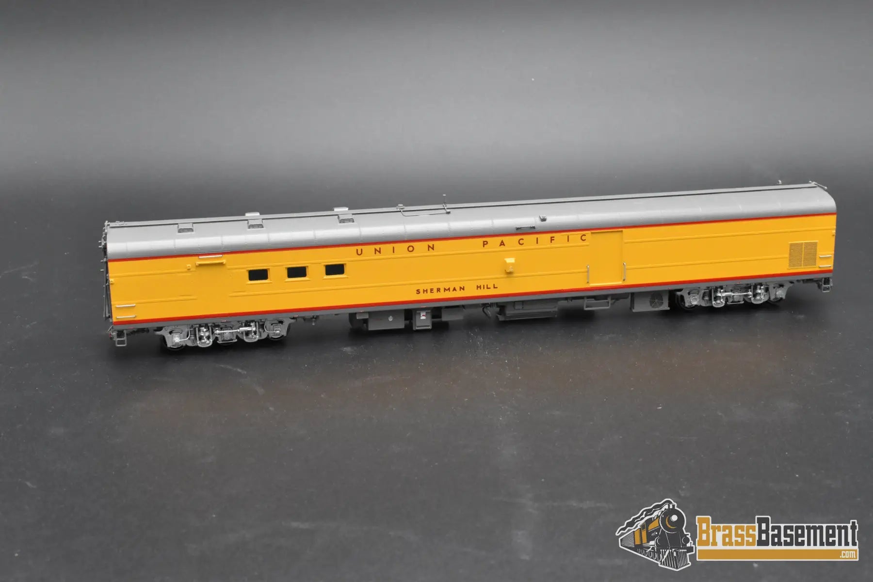 HO Brass – Overland Models UP ‘Sherman Hill’ Car – F/P – Mint HO Brass Passenger Car