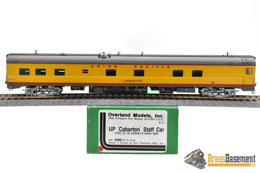 HO Brass - OMI 3406.1 Union Pacific UP ‘Cabarton’ Staff Car #202 - F/P Mint Passenger