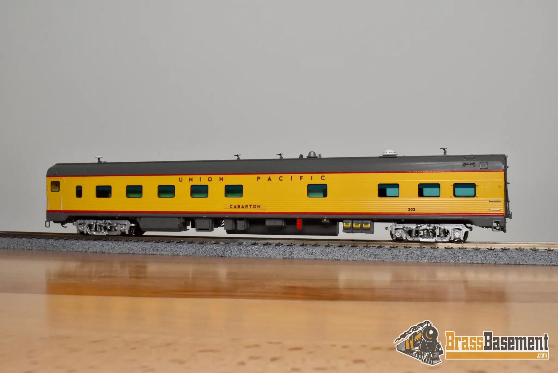 HO Brass - OMI 3406.1 Union Pacific UP ‘Cabarton’ Staff Car #202 - F/P Mint Passenger