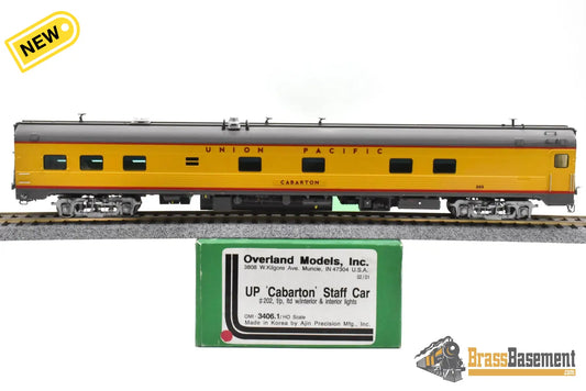 HO Brass - OMI 3406.1 Union Pacific UP ‘Cabarton’ Staff Car #202 - F/P Mint Passenger