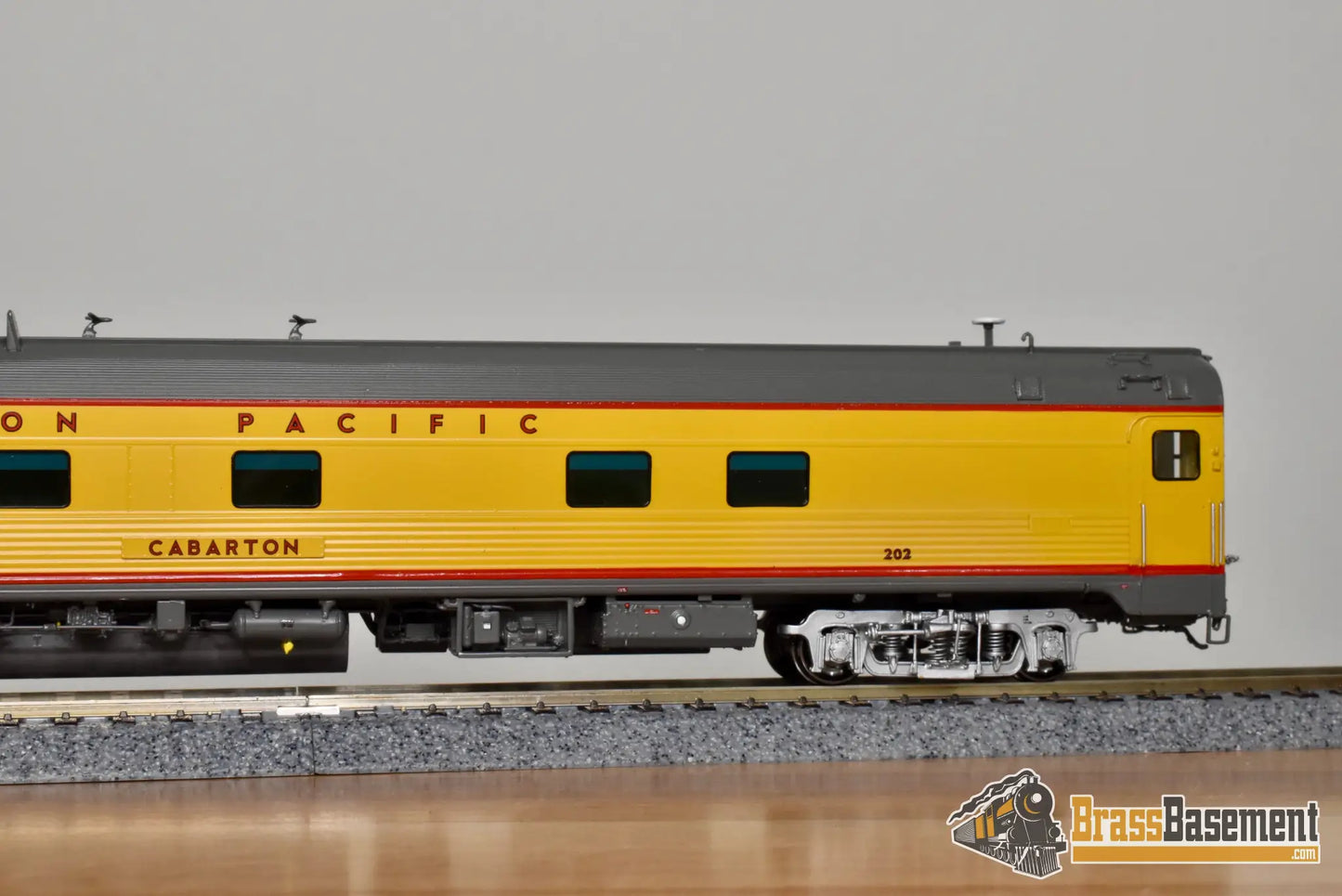 HO Brass - OMI 3406.1 Union Pacific UP ‘Cabarton’ Staff Car #202 - F/P Mint Passenger