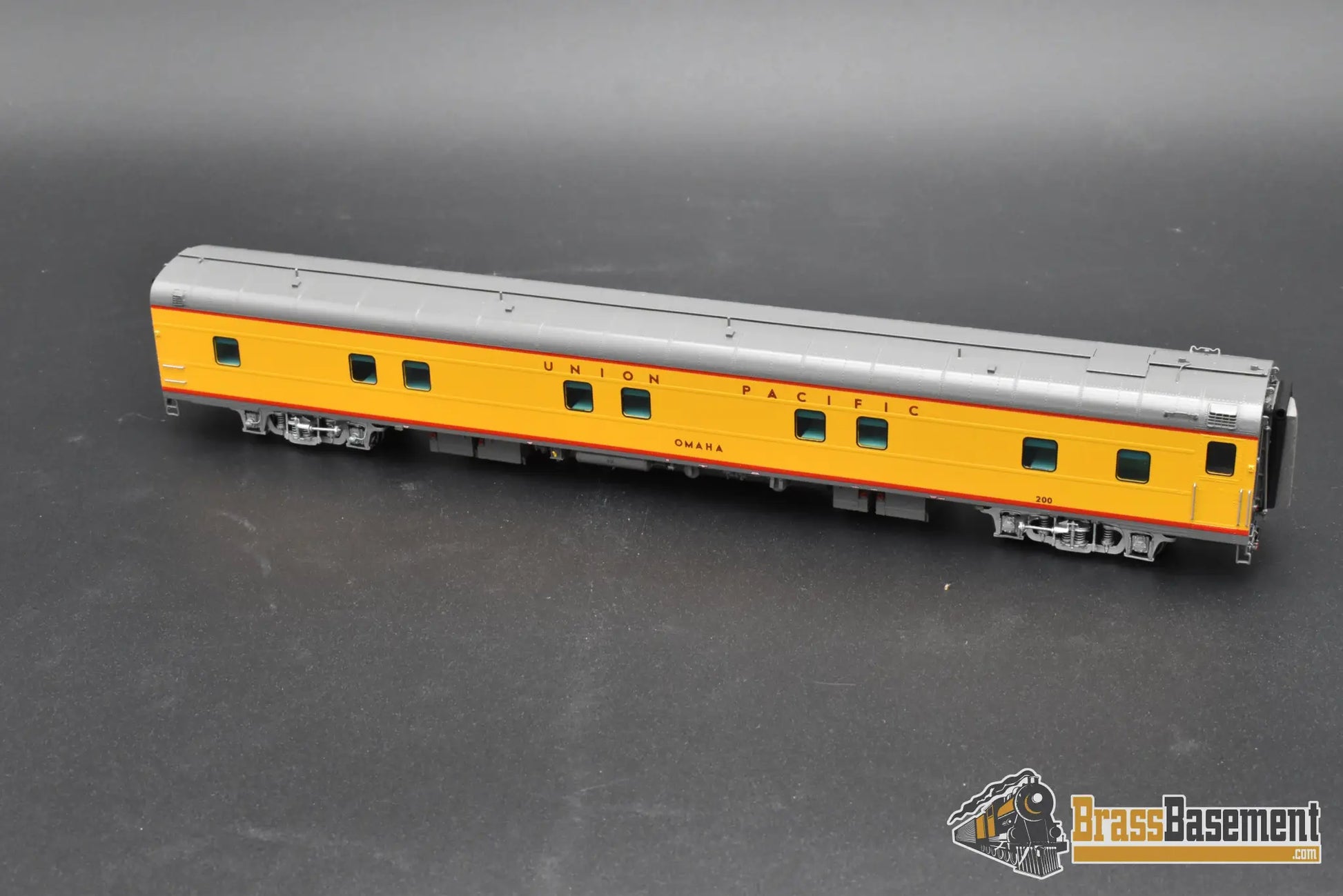 HO Brass – Overland Models UP ‘Omaha’ Sleeper #200 – F/P – Mint HO Brass Passenger Car
