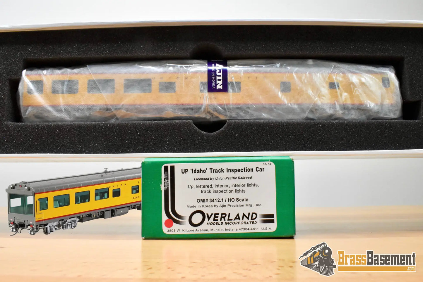 HO Brass - OMI 3412.1 Union Pacific UP ‘Idaho’ Inspection Car - FP Brand New RARE Passenger