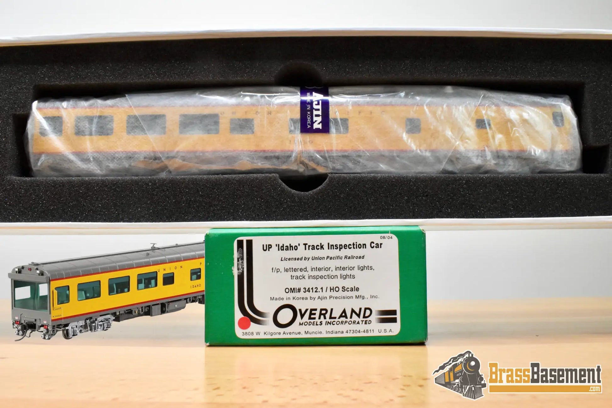 HO Brass - OMI 3412.1 Union Pacific UP ‘Idaho’ Inspection Car - FP Brand New RARE Passenger