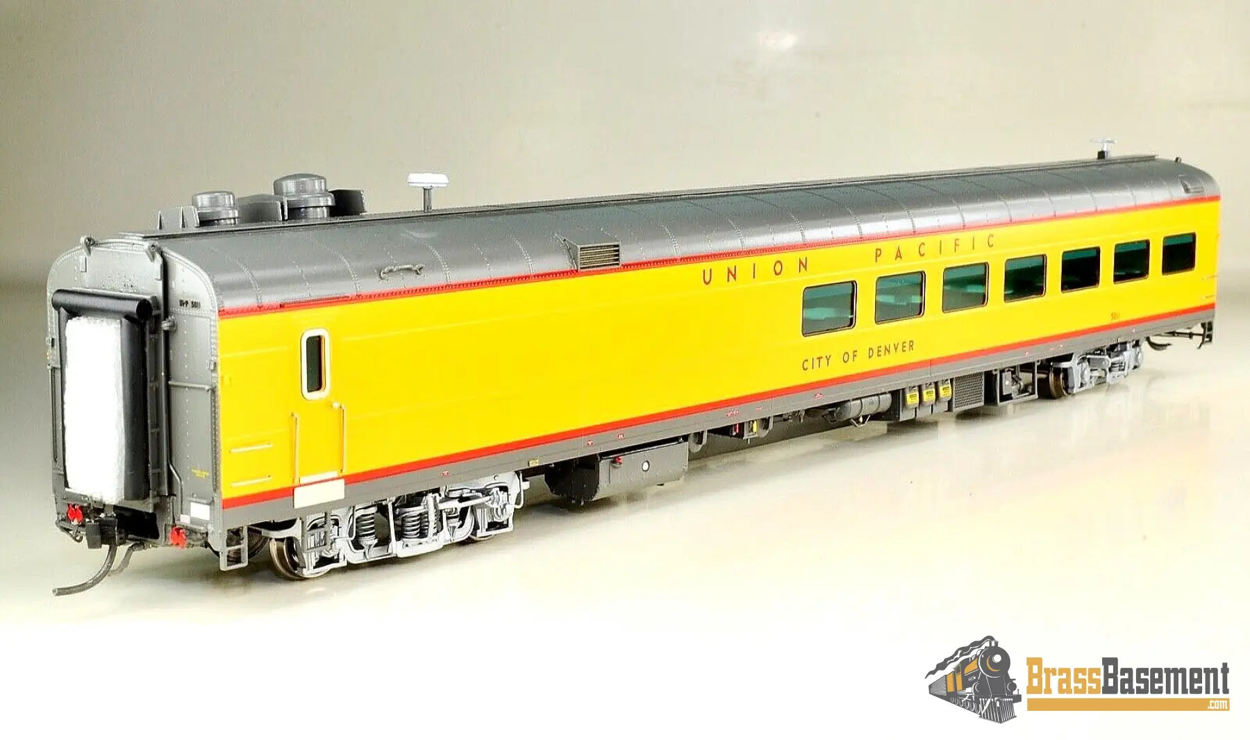 HO Brass – Overland Models UP ‘City of Denver’ Diner #5011 – F/P – Mint Passenger
