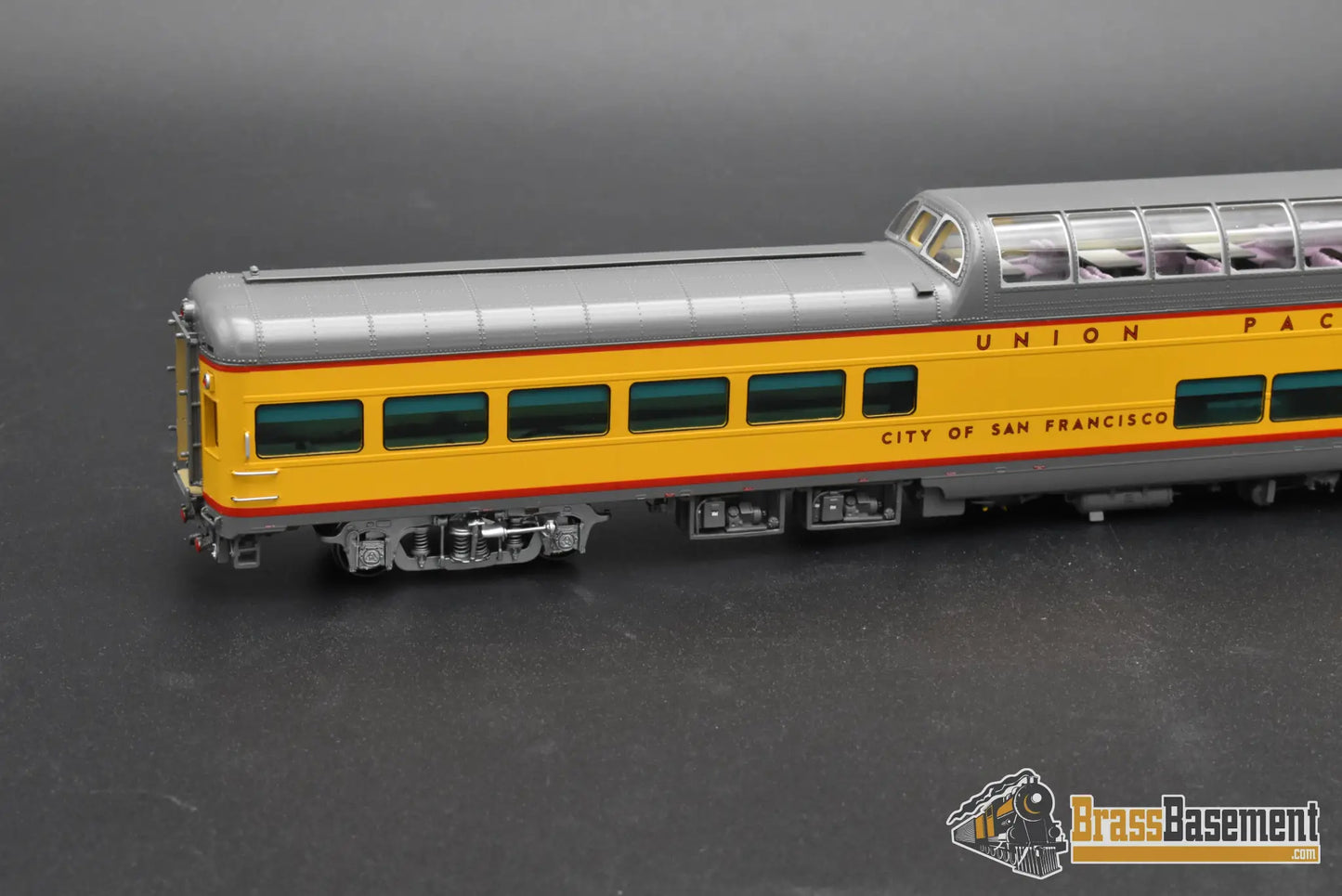 HO Brass – Overland Models UP ‘City of San Francisco’ Dome Lounge #9009 – F/P – Mint HO Brass Passenger Car