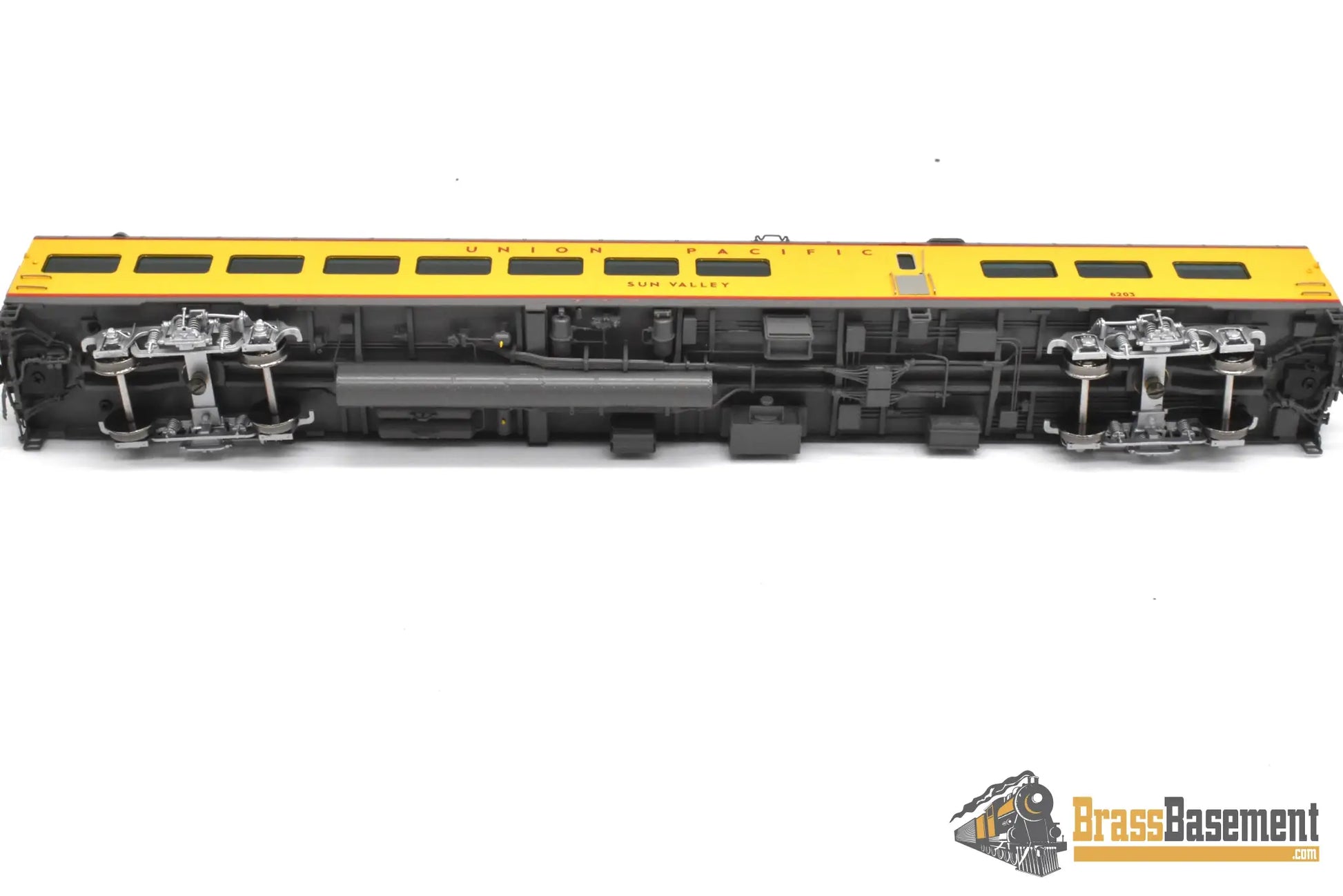 HO Brass - OMI 3428.1 Union Pacific UP ‘Sun Valley’ Lounge Car #6203 - F/P Mint Passenger