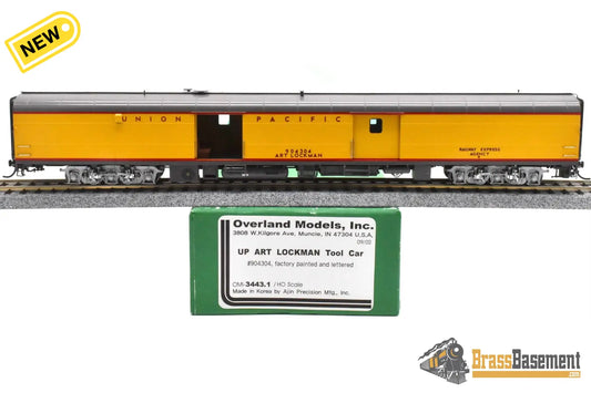 HO Brass - OMI 3443.1 Union Pacific UP ‘Art Lockman’ Tool Car #904304 - FP Mint Passenger