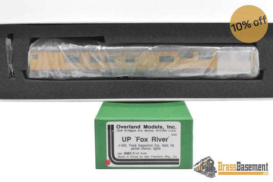 HO Brass - OMI 3461.1 Union Pacific UP ‘Fox River’ #420 Inspection Car - FP Brand New Passenger