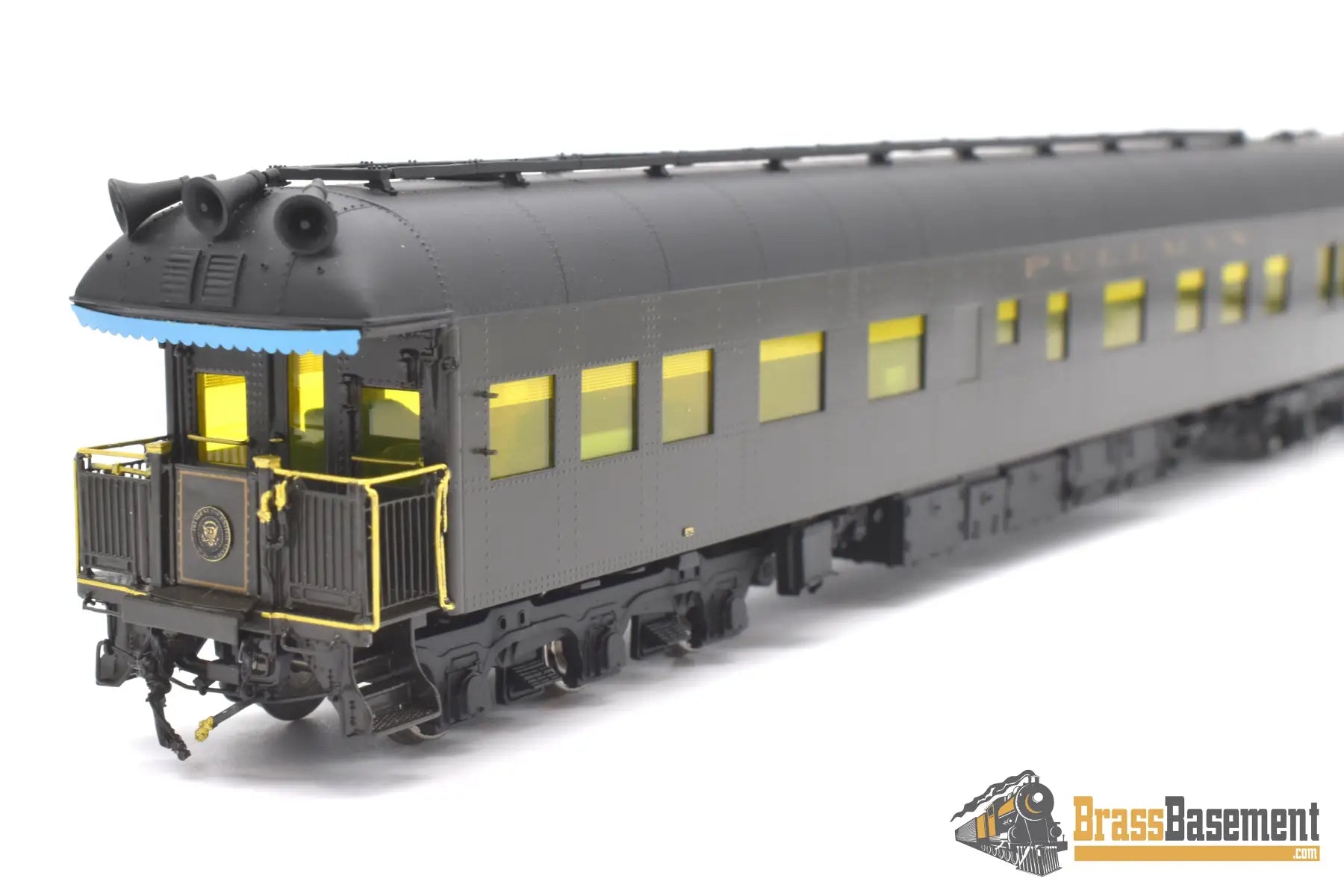 Ho Brass - Omi 3490.1 Ferdinand Magellan Presidential Car Truman Era W/ Lights & Interior Pullman