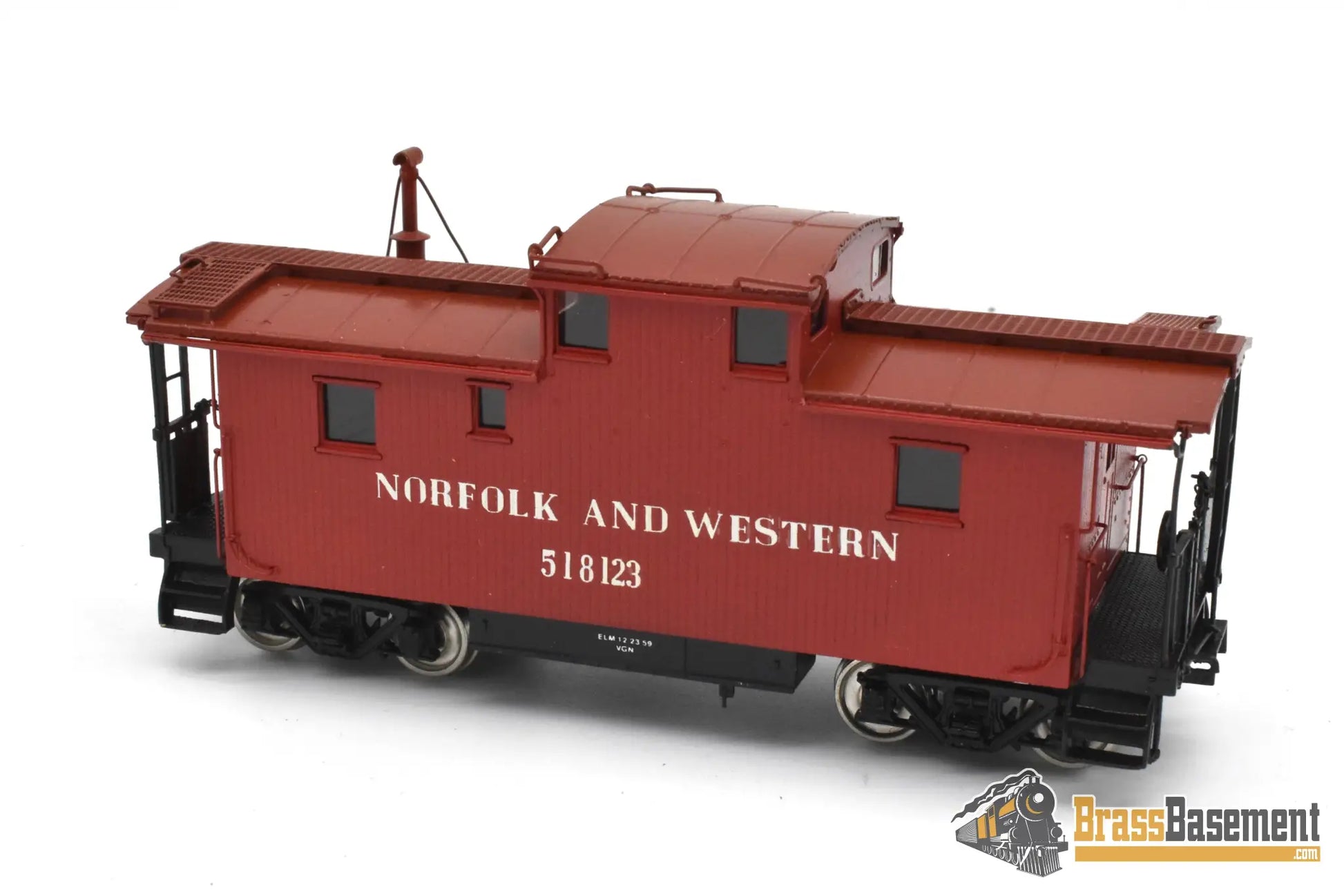 HO Brass - OMI 3803.1 N&W Norfolk & Western ’CF’ Wood Caboose #518123 - Pro CP Caboose