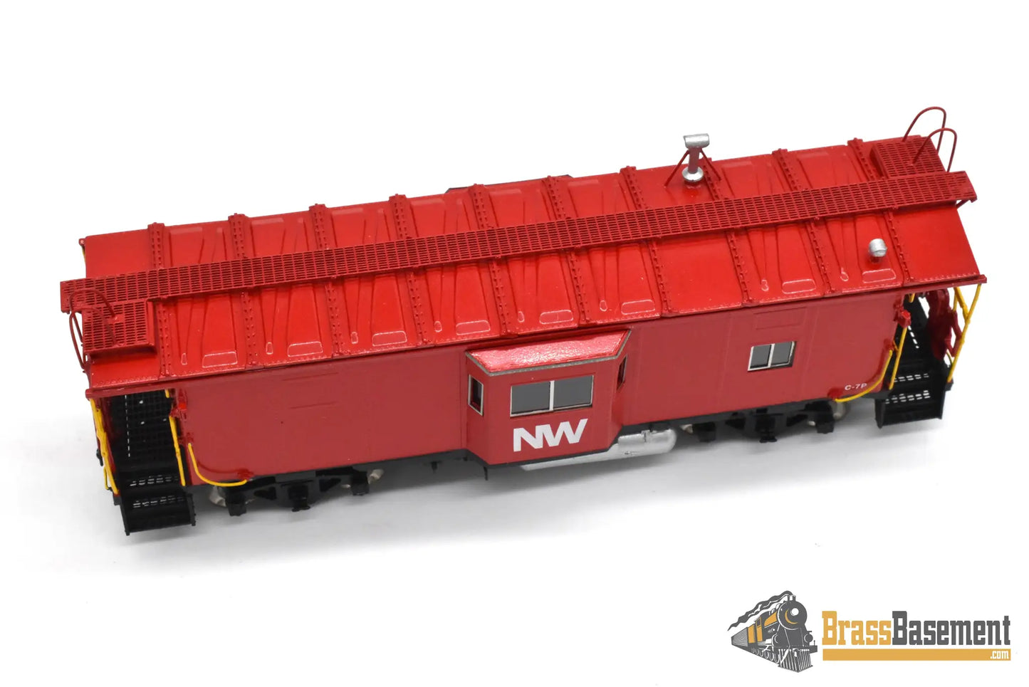 HO Brass - OMI 3890.1 N&W Norfolk & Western Bay Window B-W Caboose - FP Red 1994 Caboose