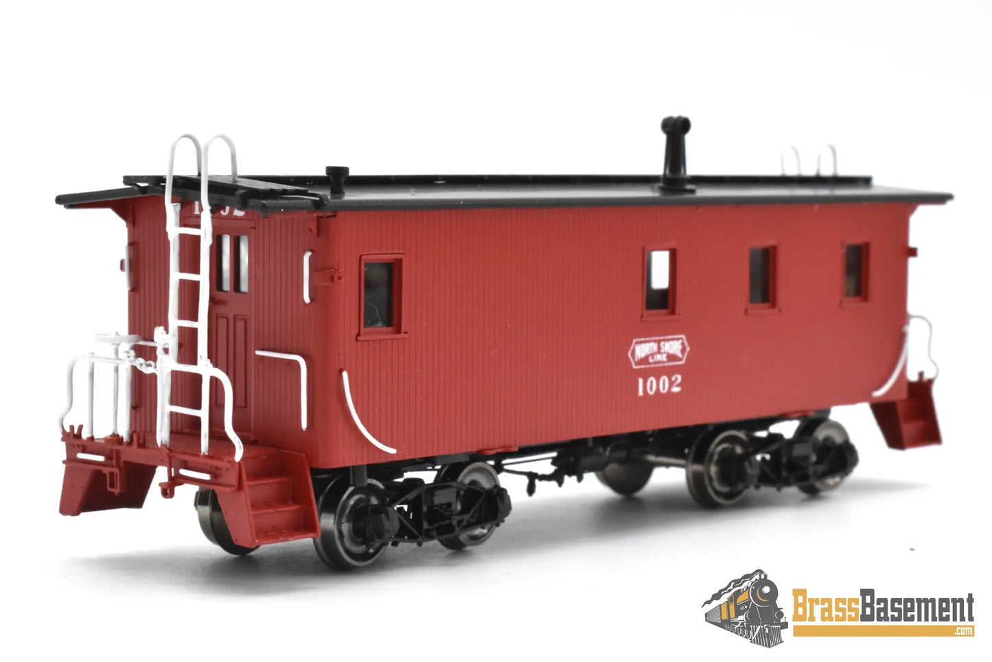 HO Brass - OMI 3915.1 CNS&M North Shore Wood Caboose #1002 w/o Cupola - F/P Caboose