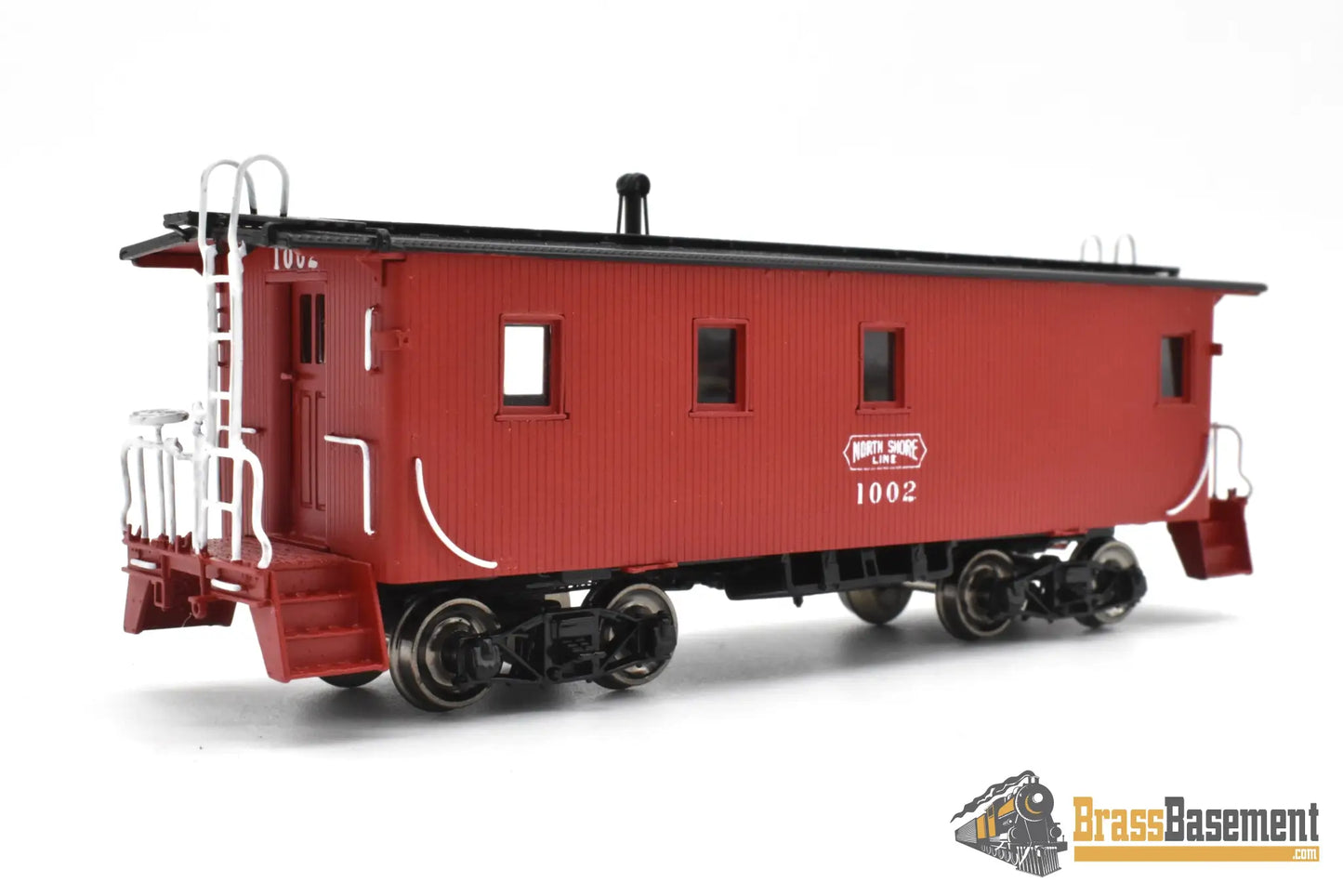 HO Brass - OMI 3915.1 CNS&M North Shore Wood Caboose #1002 w/o Cupola - F/P Caboose