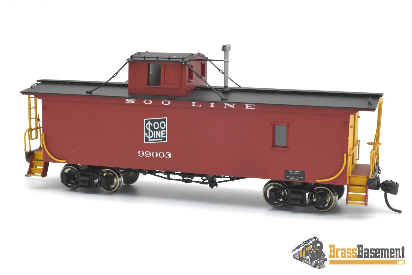 HO Brass - OMI 3920.1 Soo Line Wood Sheath Caboose #99003 - F/P Red Caboose