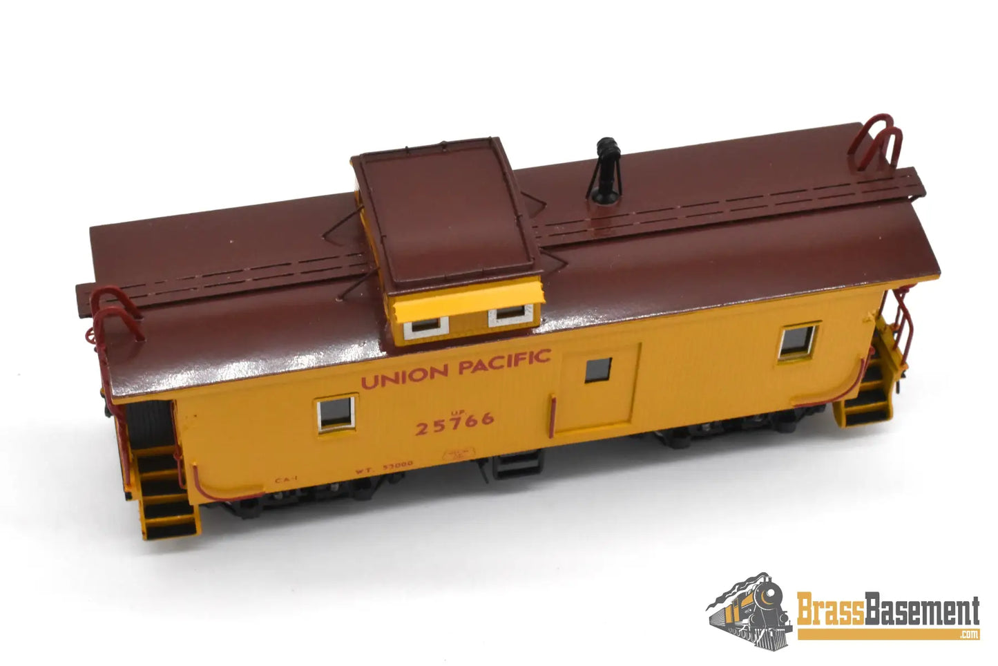HO Brass - OMI 3925.1 Union Pacific UP CA-1 Caboose #25766 Armor Yellow - Mint Caboose