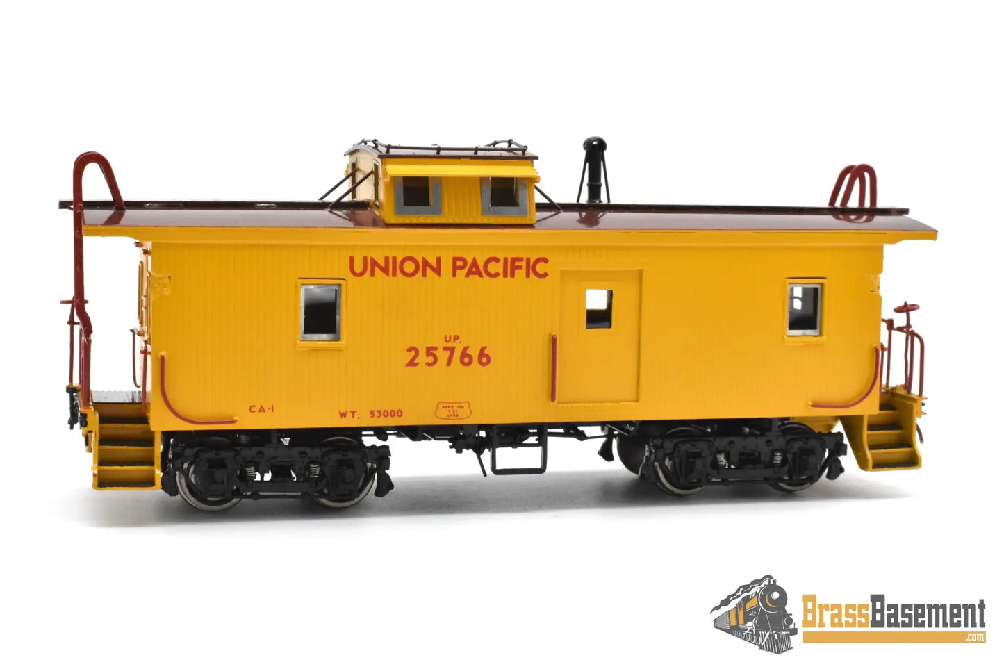 HO Brass - OMI 3925.1 Union Pacific UP CA-1 Caboose #25766 Armor Yellow - Mint Caboose