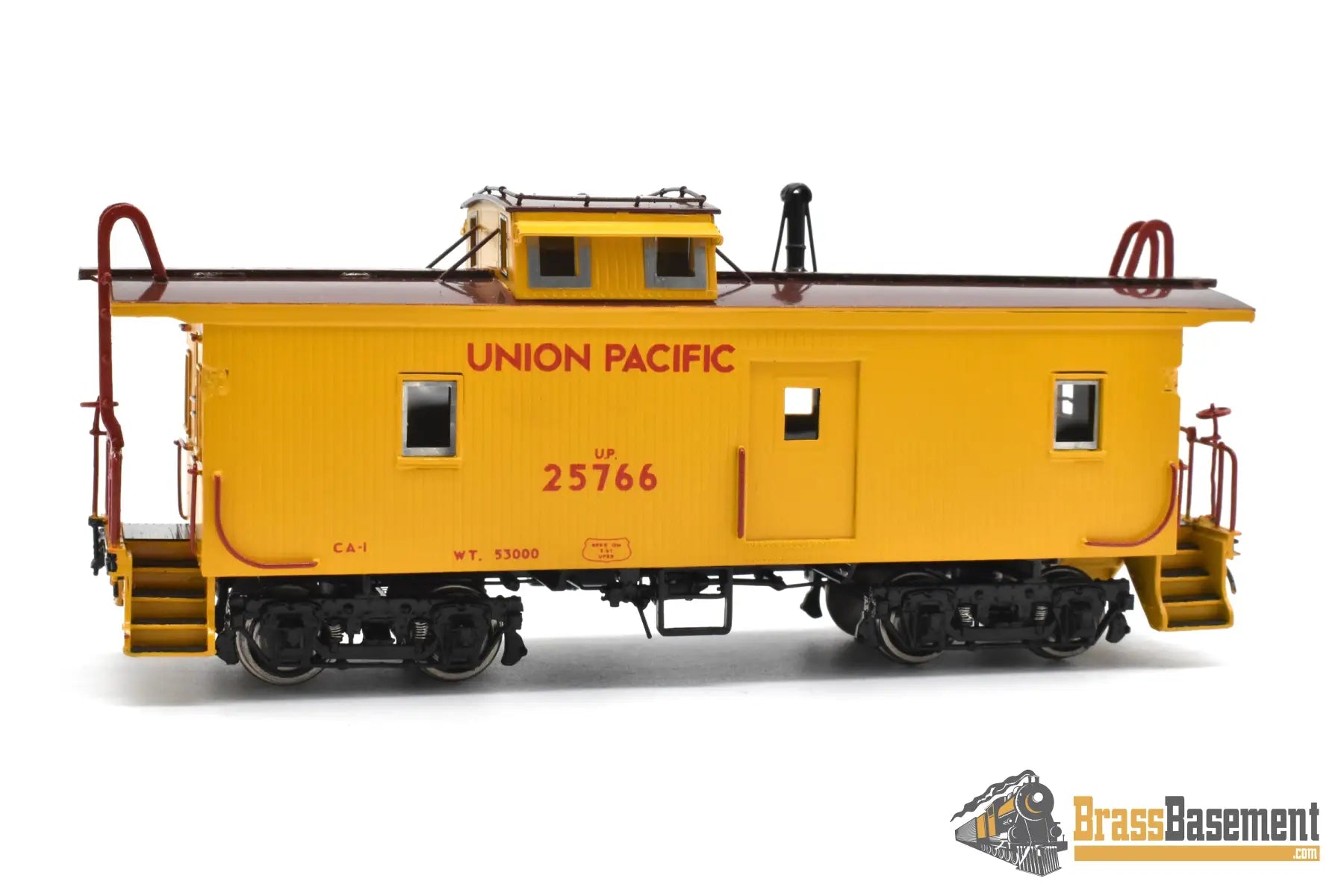 HO Brass - OMI 3925.1 Union Pacific UP CA-1 Caboose #25766 Armor Yellow - Mint Caboose