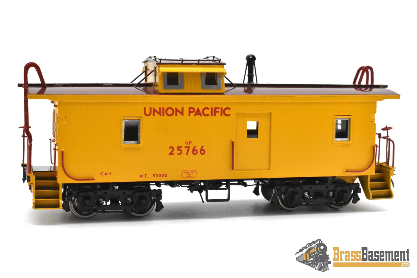 HO Brass - OMI 3925.1 Union Pacific UP CA-1 Caboose #25766 Armor Yellow - Mint Caboose