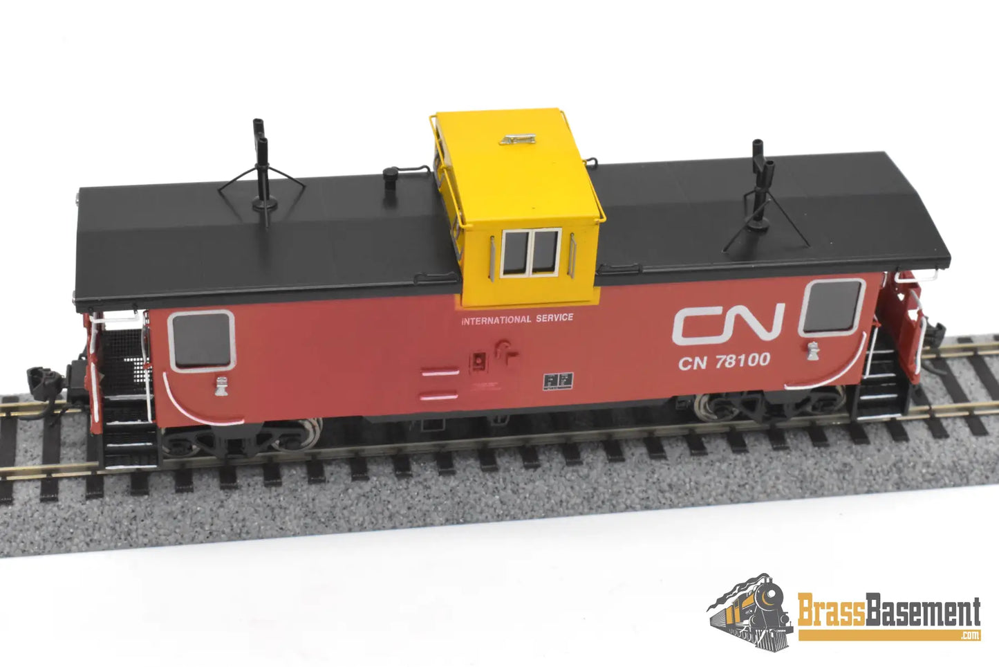HO Brass - OMI 3930.1 CNR Canadian National Steel Caboose #78100 - FP International Diesel