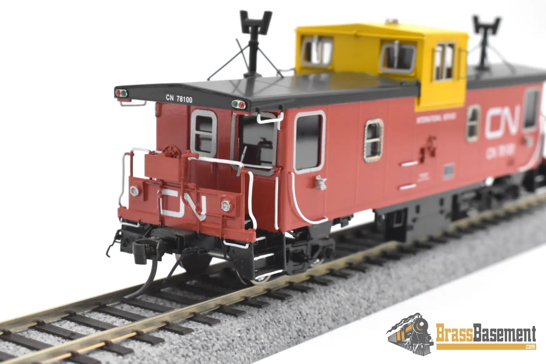 HO Brass - OMI 3930.1 CNR Canadian National Steel Caboose #78100 - FP International Diesel