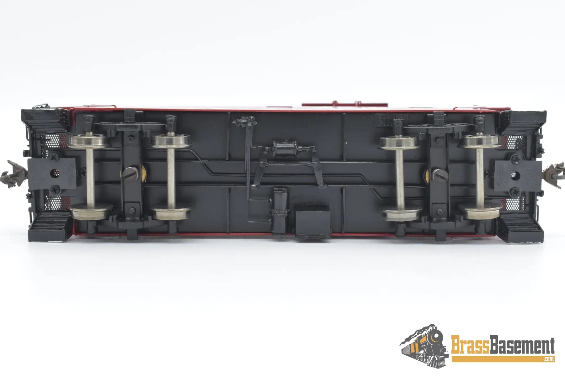 Ho Brass - Omi 3944.1 Spokane Portland & Seattle Steel Caboose F/P Red