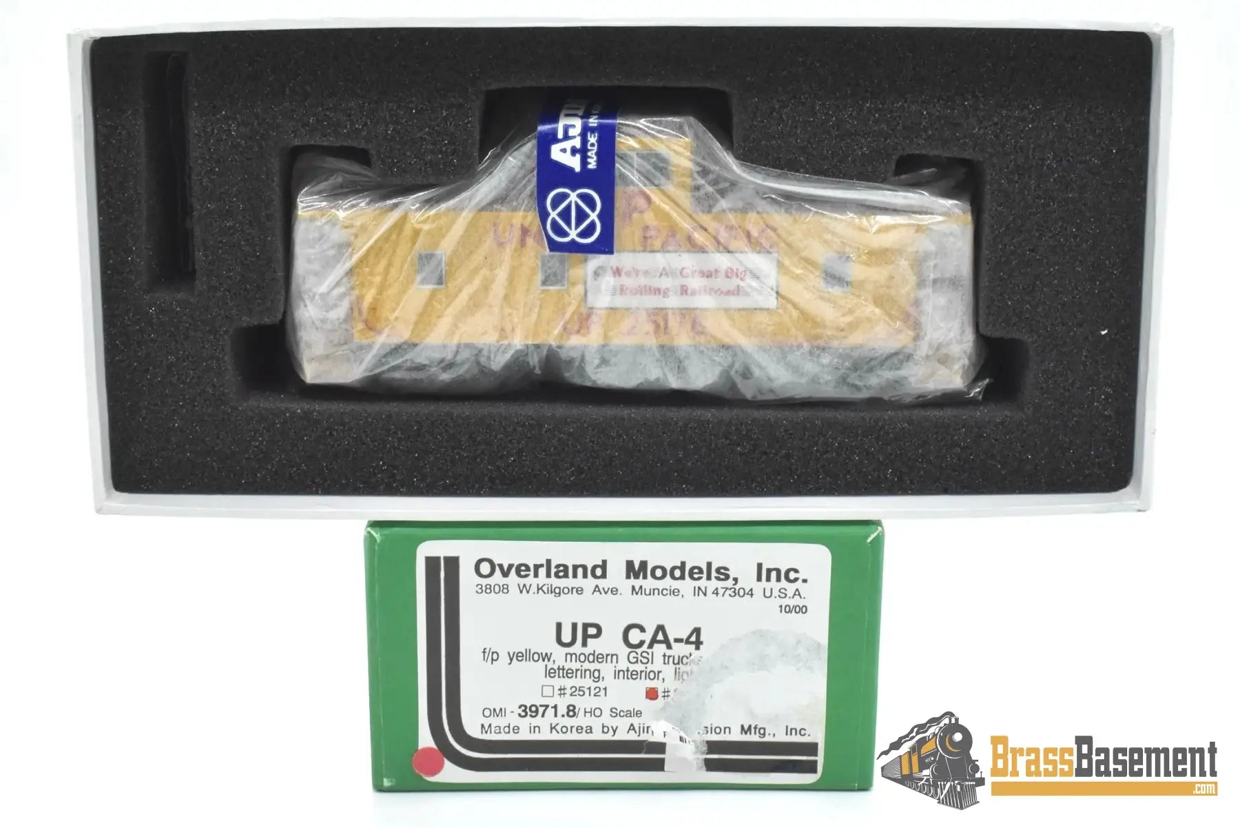 HO Brass - OMI 3971.8 Union Pacific UP CA-4 Caboose #25176 GSI Trucks - NEW Caboose