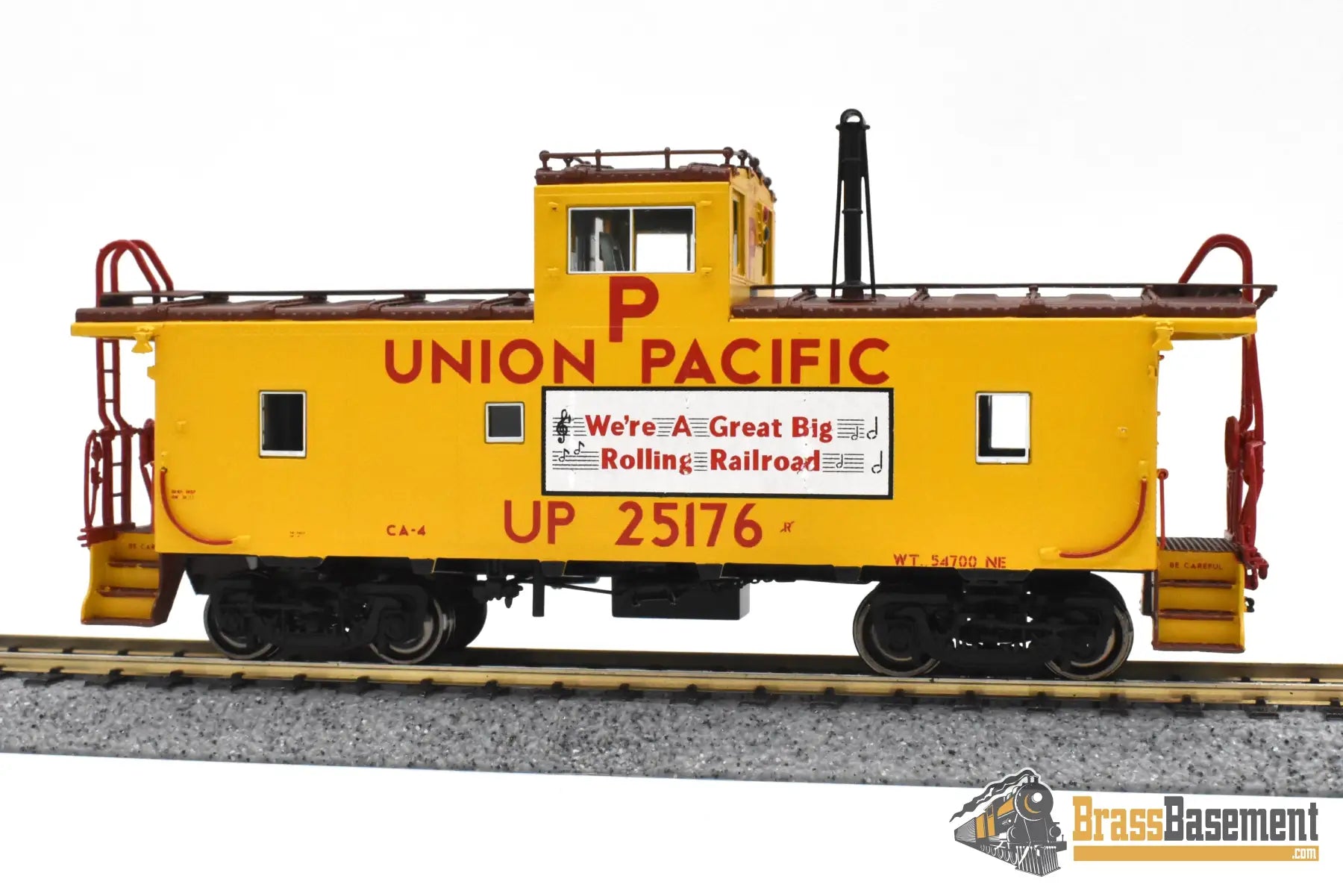 HO Brass OMI 3971.8 Union Pacific UP CA 4 Caboose #25176 GSI Trucks MINT Caboose