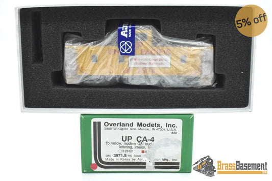 HO Brass - OMI 3971.8 Union Pacific UP CA-4 Caboose #25176 GSI Trucks - NEW Caboose