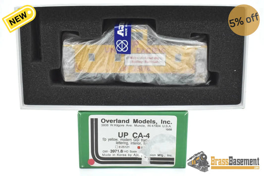 HO Brass - OMI 3971.8 Union Pacific UP CA-4 Caboose #25176 GSI Trucks - NEW Caboose