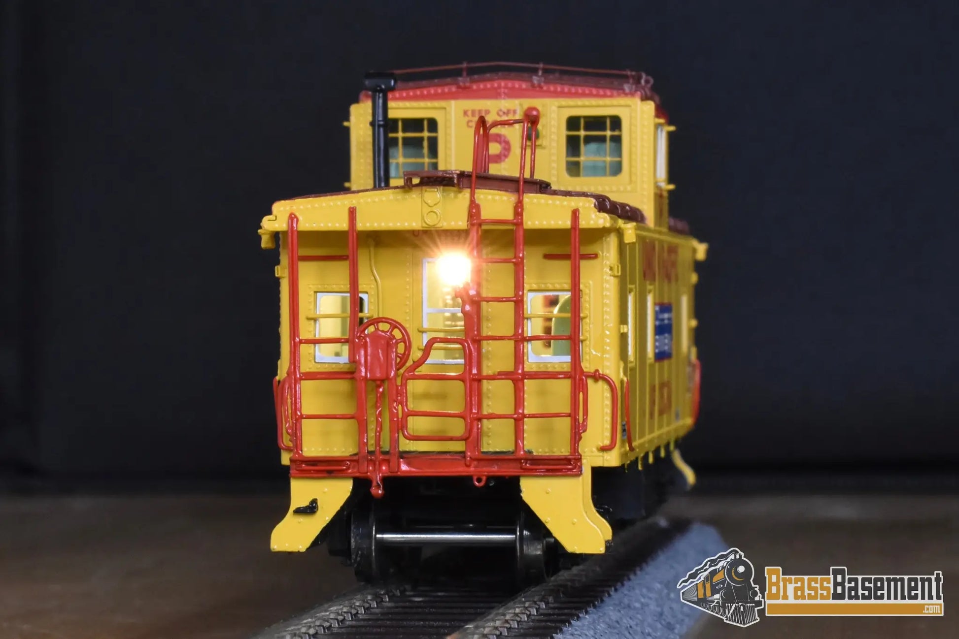 HO Brass - OMI 3972.1 Union Pacific UP CA-5 Caboose #25294 ’Keep on Truckin BY TRAIN’- MINT Caboose