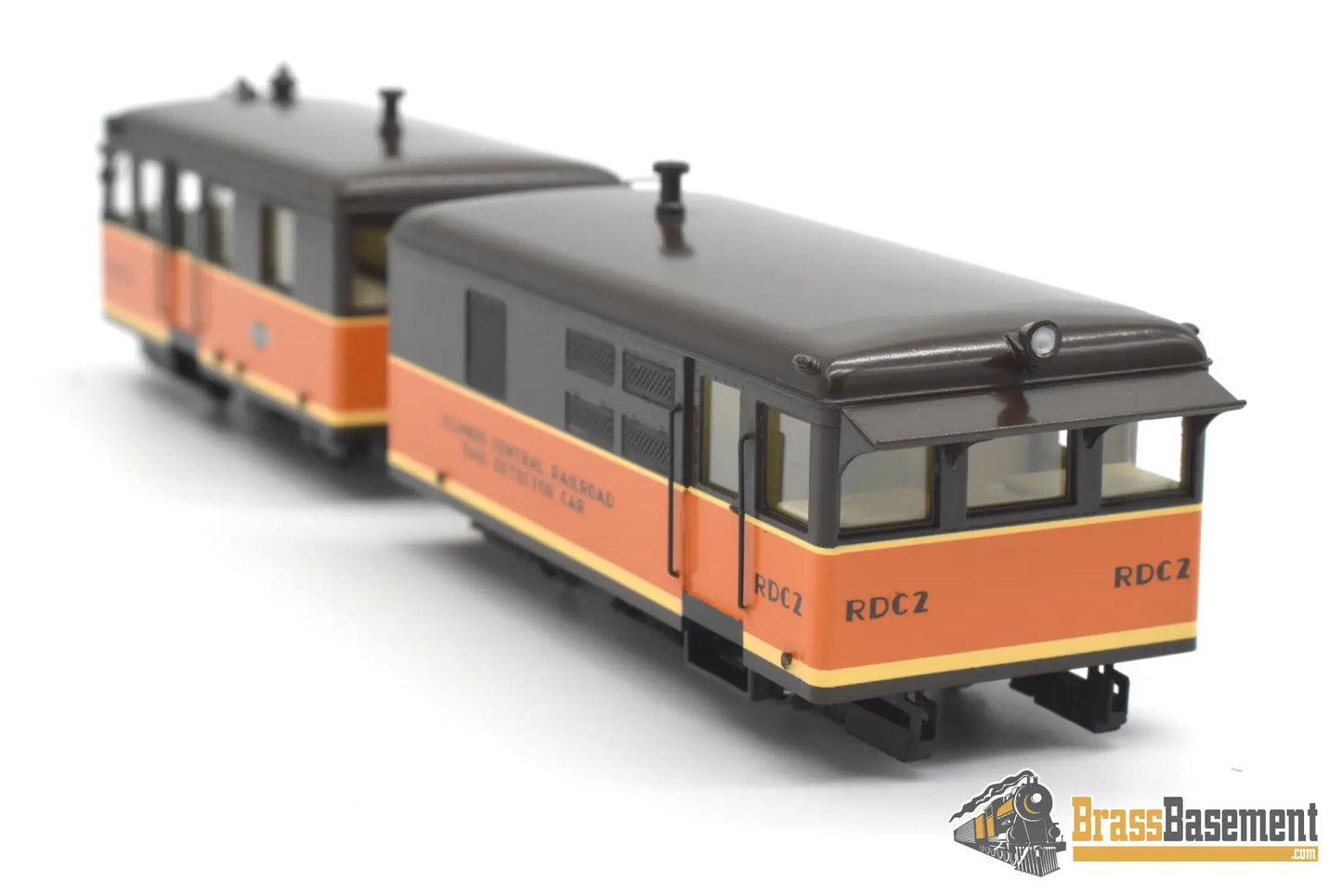 HO Brass - OMI 4306.1 IC Illinois Central - Magnetic Rail Defect Detector #RDC2 Diesel