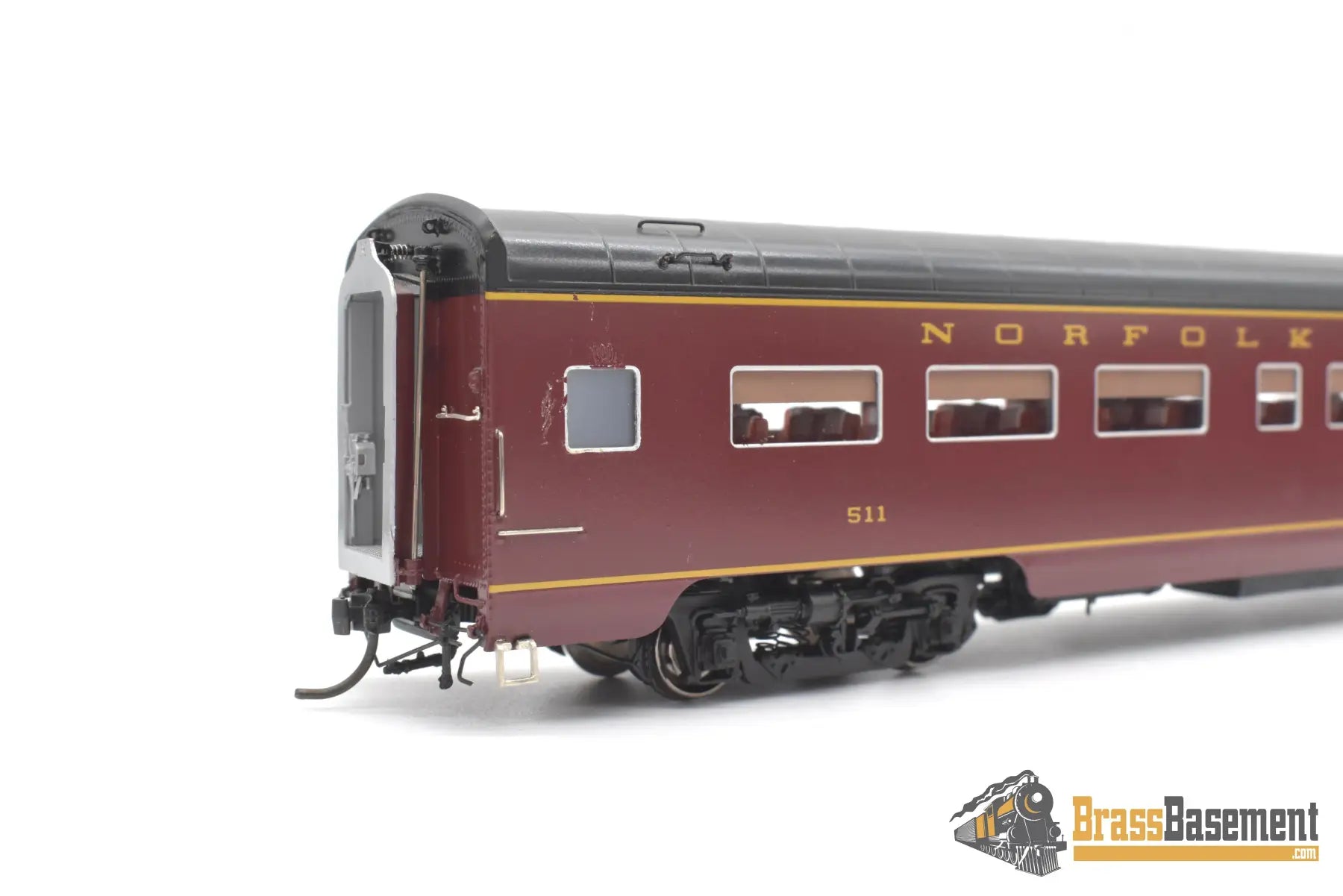 Ho Brass - Omi 4314.1 N&W Norfolk & Western ’Powhatan Arrow’ 5 Car Passenger Set F/P Full