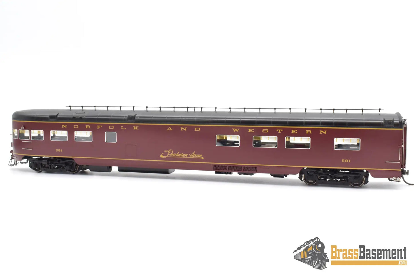 Ho Brass - Omi 4314.1 N&W Norfolk & Western ’Powhatan Arrow’ 5 Car Passenger Set F/P Full