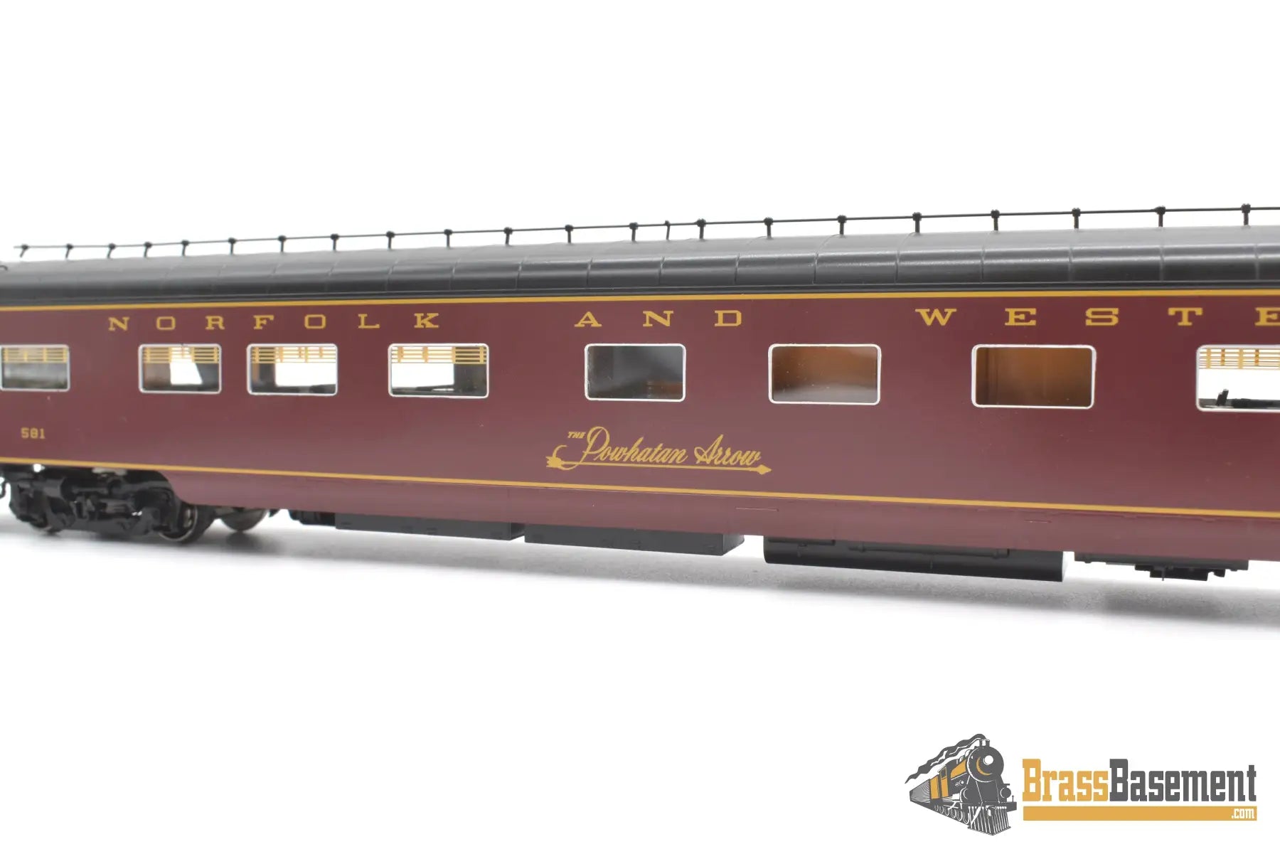 Ho Brass - Omi 4314.1 N&W Norfolk & Western ’Powhatan Arrow’ 5 Car Passenger Set F/P Full