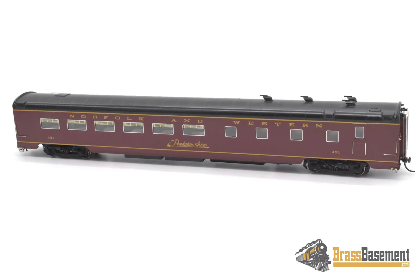 Ho Brass - Omi 4314.1 N&W Norfolk & Western ’Powhatan Arrow’ 5 Car Passenger Set F/P Full