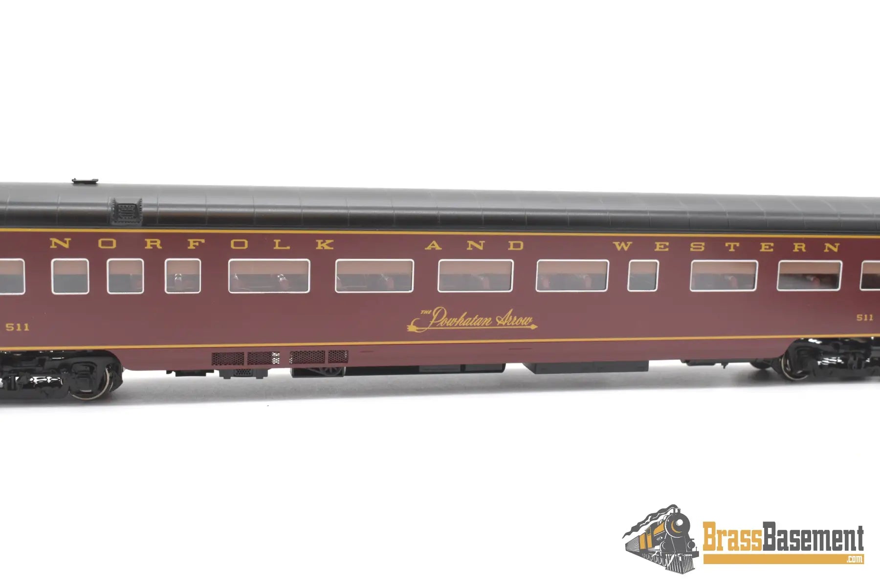 Ho Brass - Omi 4314.1 N&W Norfolk & Western ’Powhatan Arrow’ 5 Car Passenger Set F/P Full