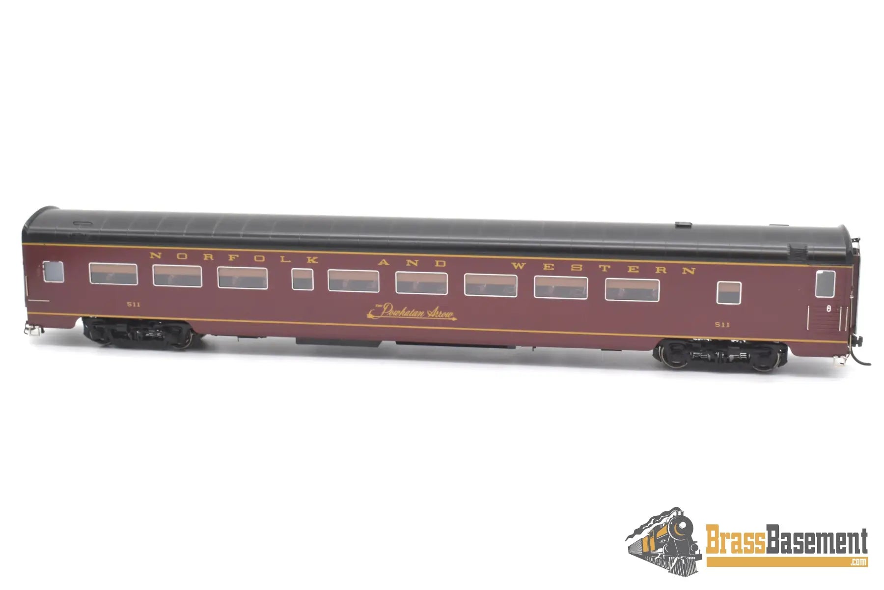 Ho Brass - Omi 4314.1 N&W Norfolk & Western ’Powhatan Arrow’ 5 Car Passenger Set F/P Full