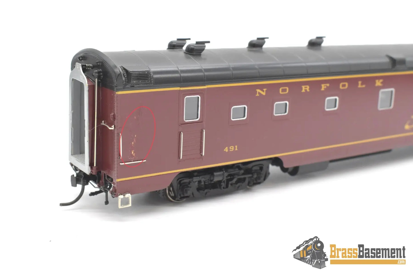Ho Brass - Omi 4314.1 N&W Norfolk & Western ’Powhatan Arrow’ 5 Car Passenger Set F/P Full