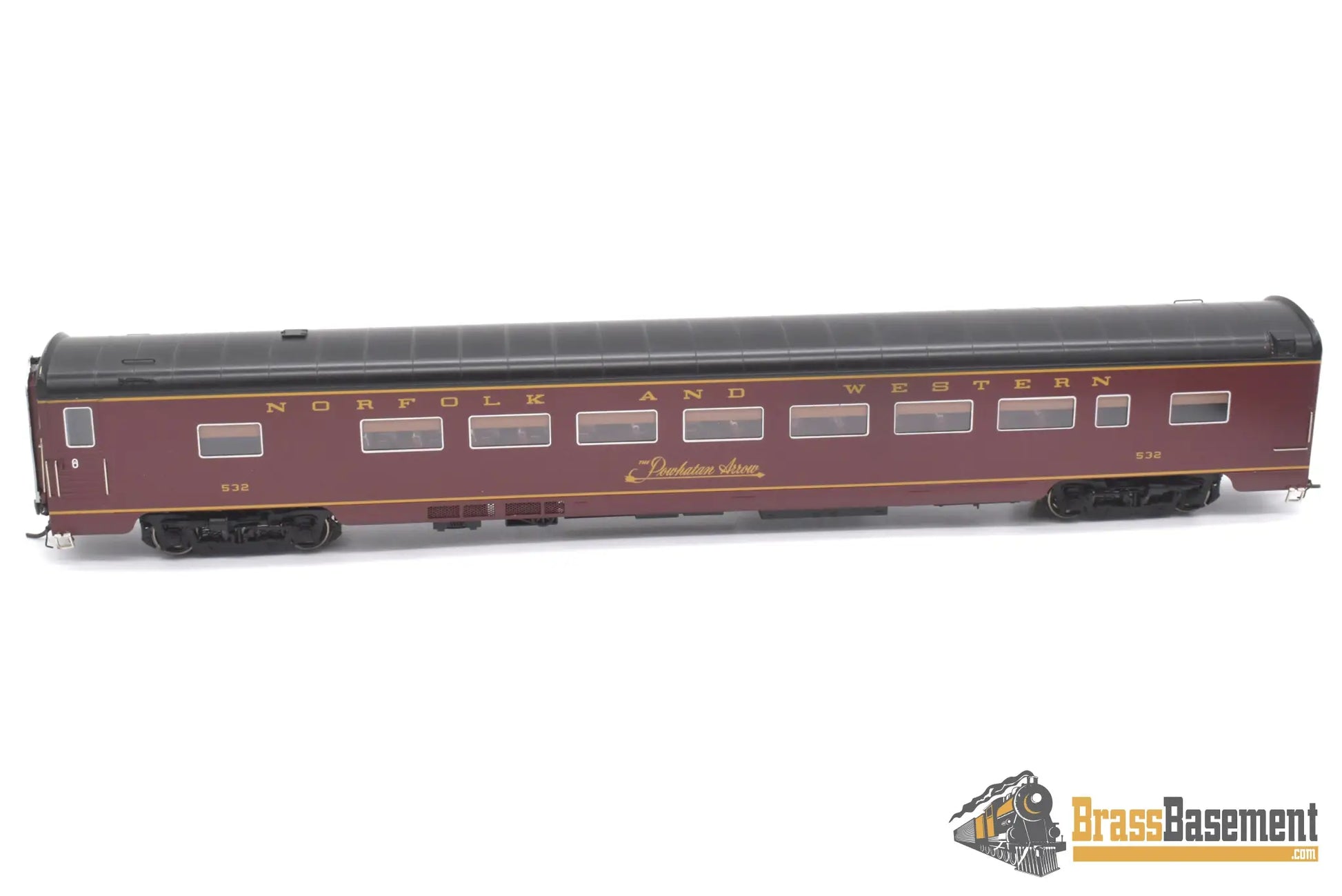 Ho Brass - Omi 4314.1 N&W Norfolk & Western ’Powhatan Arrow’ 5 Car Passenger Set F/P Full