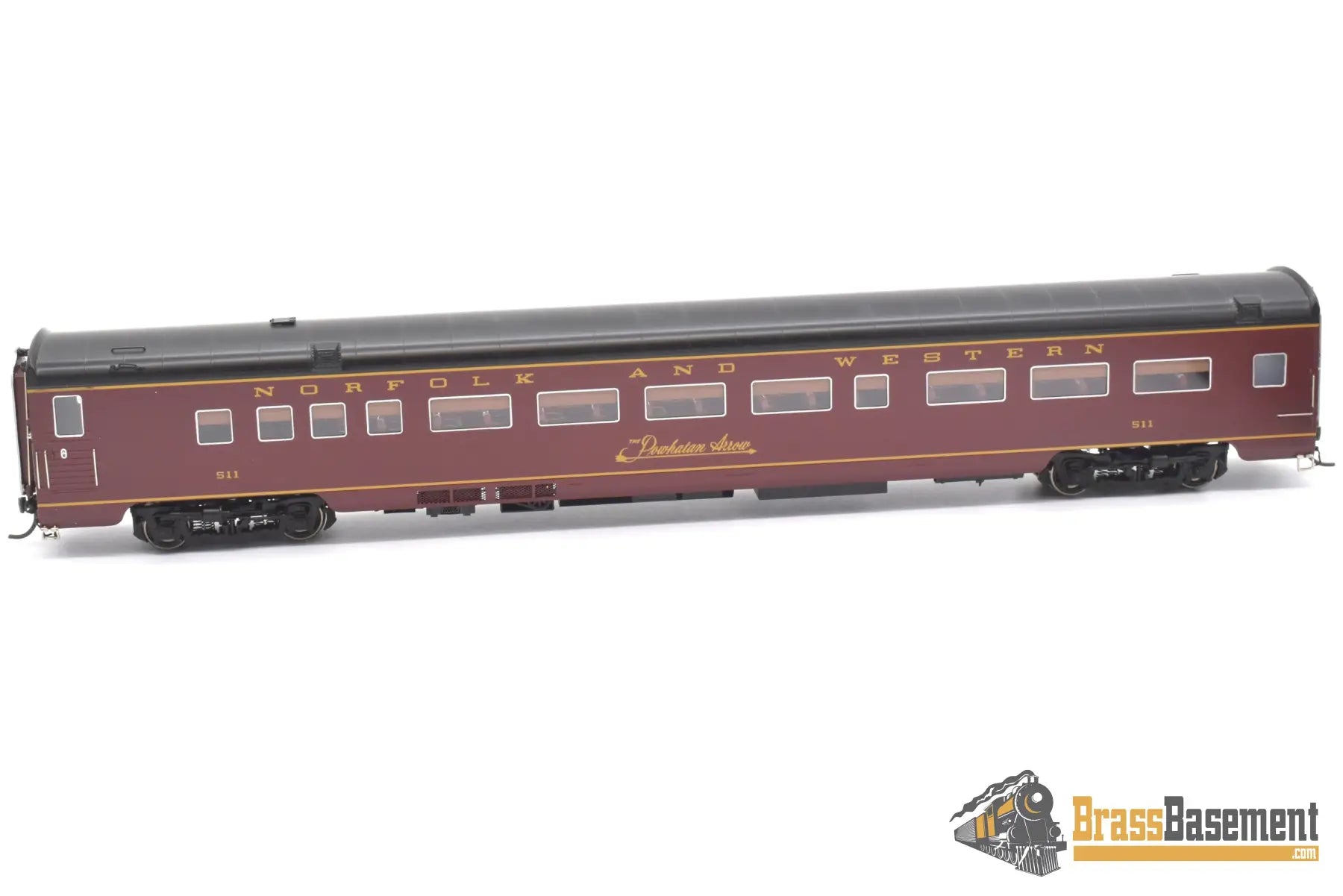 Ho Brass - Omi 4314.1 N&W Norfolk & Western ’Powhatan Arrow’ 5 Car Passenger Set F/P Full