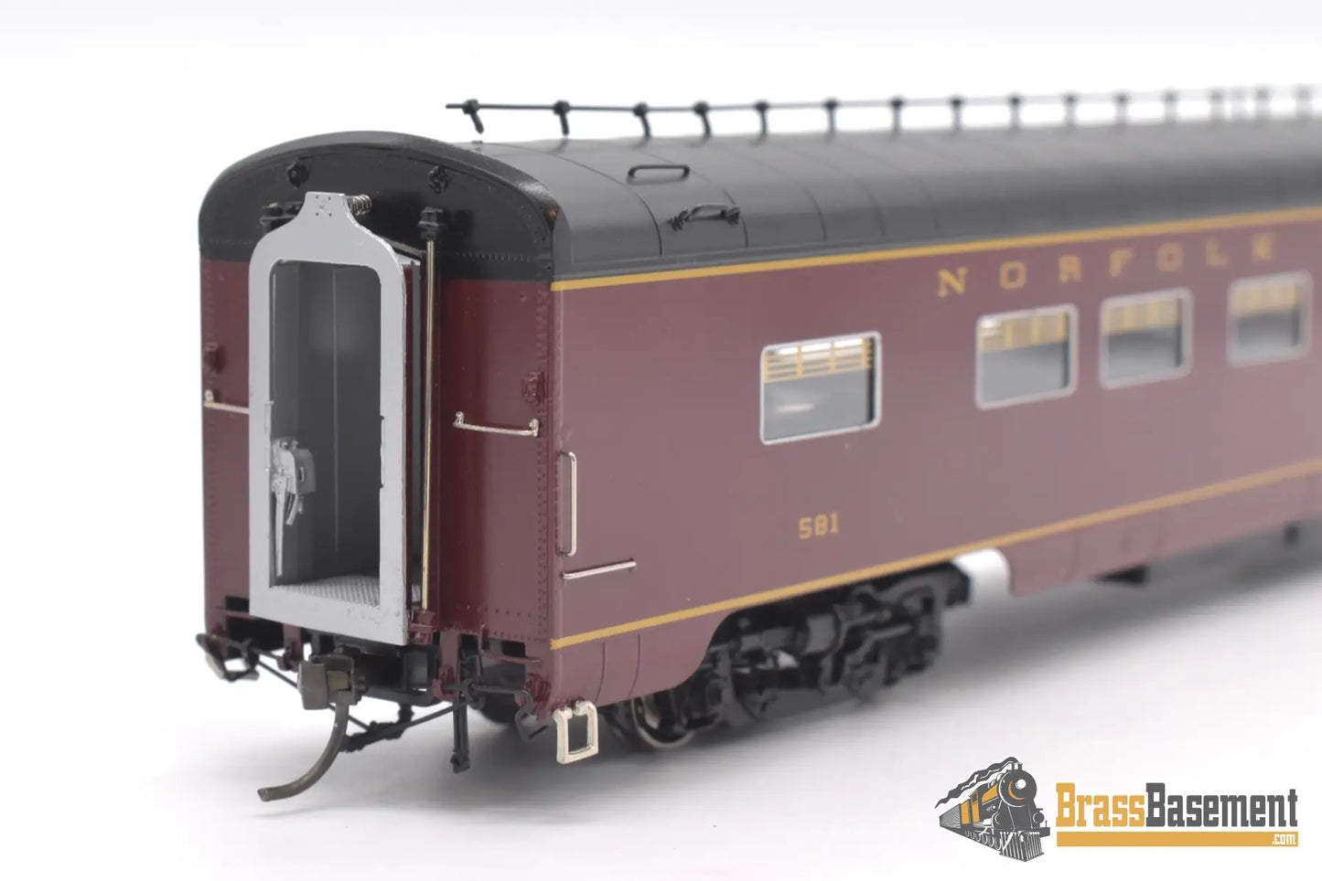 Ho Brass - Omi 4314.1 N&W Norfolk & Western ’Powhatan Arrow’ 5 Car Passenger Set F/P Full