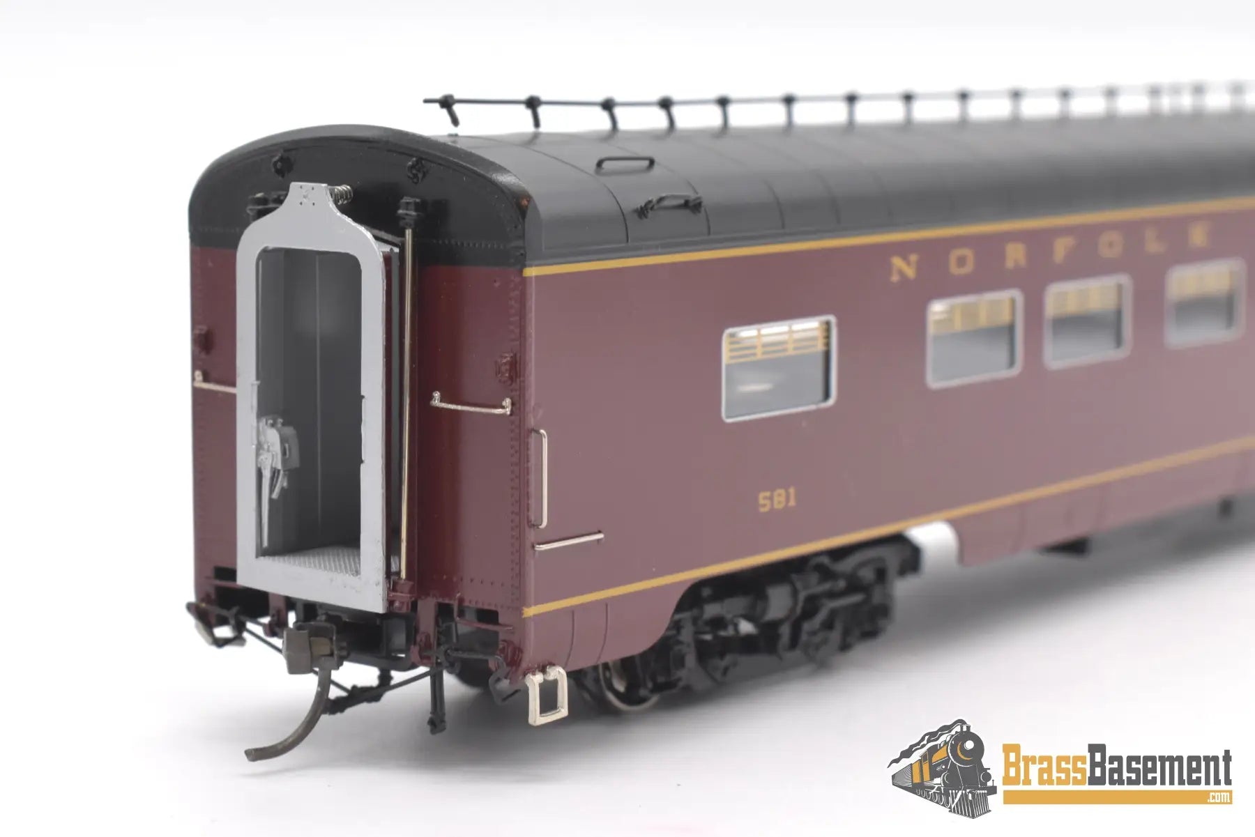 Ho Brass - Omi 4314.1 N&W Norfolk & Western ’Powhatan Arrow’ 5 Car Passenger Set F/P Full