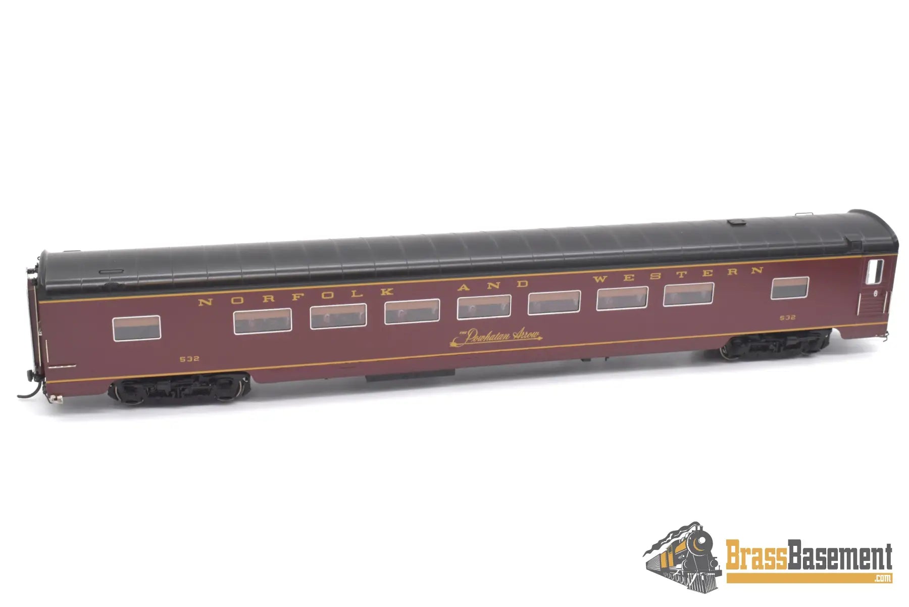 Ho Brass - Omi 4314.1 N&W Norfolk & Western ’Powhatan Arrow’ 5 Car Passenger Set F/P Full