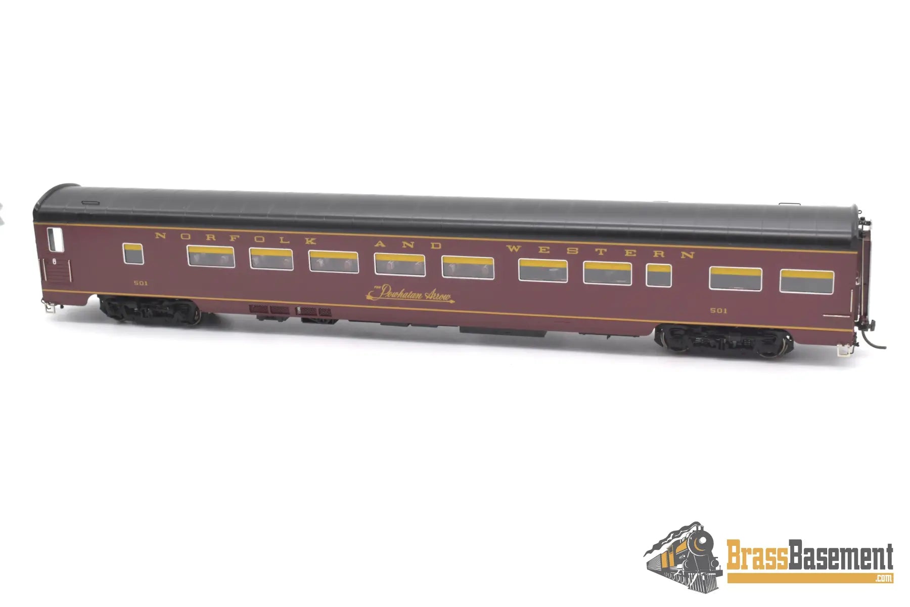 Ho Brass - Omi 4314.1 N&W Norfolk & Western ’Powhatan Arrow’ 5 Car Passenger Set F/P Full